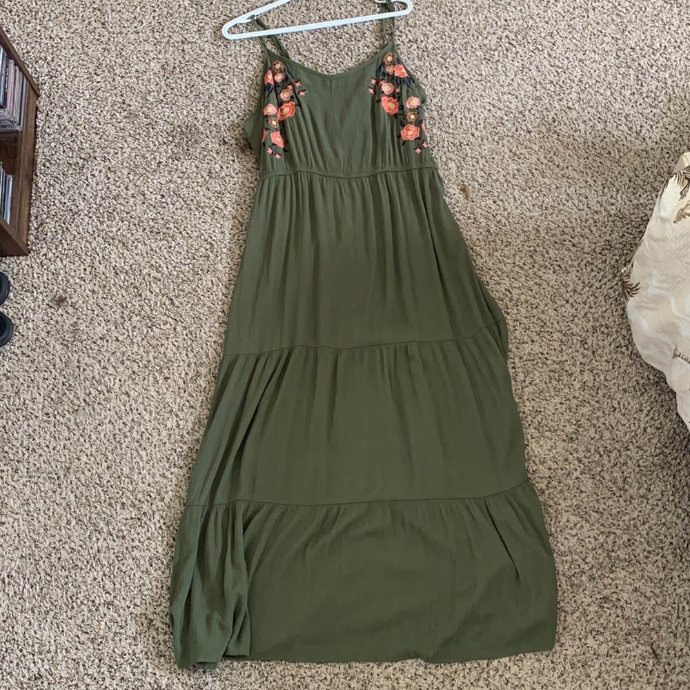 Time and Tru, Floral Maxi Dress, Size 16-18 (XL)